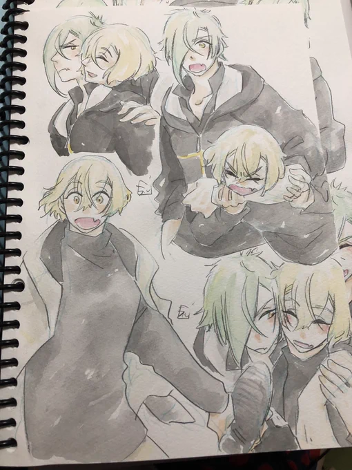 今日はよく喋る気分なの

先月描いた絵でも見ます? 