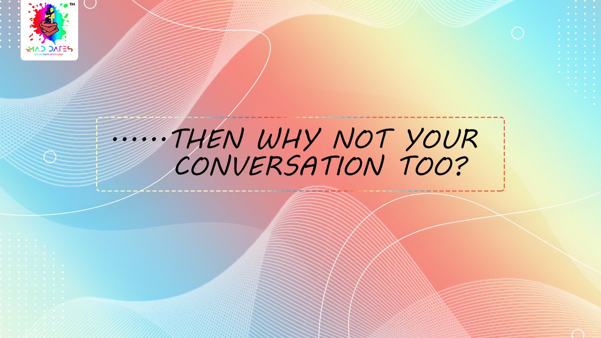mad_dates's tweet image. Mad Dates has the perfect solution for setting up the mood of your chats, and that too “according to your chats.” interesting enough,isn’t it? Try this lesser known and amazing feature only with us!

Stay tuned !!