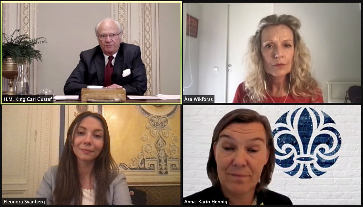 Seminarium idag om ungt ledarskap med <a href="/ungtledarskap/">Ungt Ledarskap</a> 🌈 Runda bord blir till breakout rooms på Zoom, det funkar fantastiskt! 

Jag fick också äran att bordplaceras vid en av mina främsta förebilder Åsa Wikforss! Det här kommer jag att minnas.