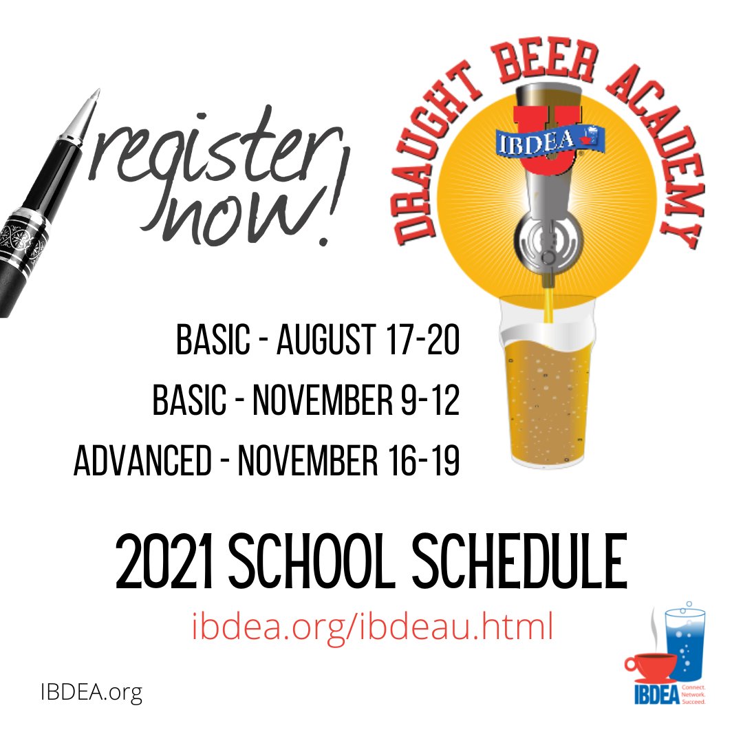 the_ibdea's tweet photo. IBDEAU Draught Beer Academy is a 4-day introduction to draught beer dispensing.  Visit https://t.co/R7e3TxaZSh for more info. https://t.co/ROgcZCsvt5