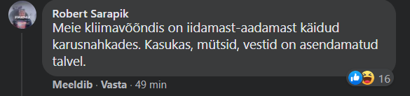 ei oleks arvanudki, et meil siin neandertallane ringi liigub