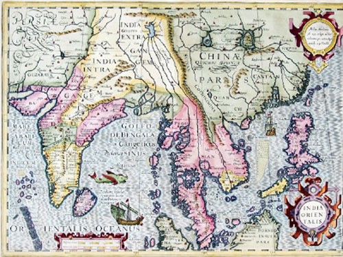 Derone19814850's tweet photo. Map drawn by Jodocus Hondius in 1613. Hoang Sa Truong Sa belong to Vietnam, all the historical evidences have proved that!

#ParacelandSpratlyislandsbelongtoVietnam
#LiuYusfansgetoutofVietNam
#AoDaibelongstoVietNam https://t.co/ErDISNLtks