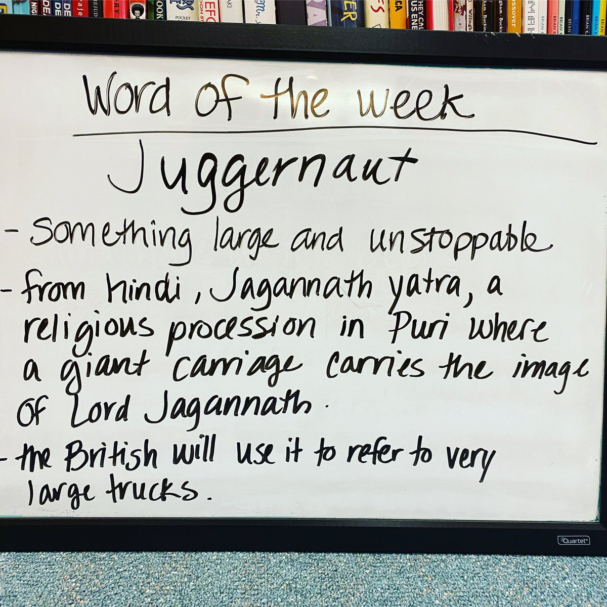 BrandonLibrary's tweet image. Word of the week #wordoftheweek #brandonlibrary