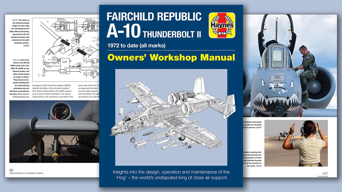 HaynesManuals's tweet image. (🇬🇧) Happy #WarthogWednesday 

ow.ly/VTzD50F14pD 🛫

#A10 #A10Thunderbolt #aviation #avgeeks #HaynesManual