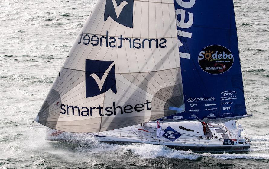 A greener future on the horizon for yacht racing?  The rules are changing for the 2024 #vendéeglobe &amp; every competitor shall have one ‘Green Sail’. Will this this bold move from the <a href="/ImocaGS/">IMOCAGlobeSeries</a> Class set a new precedent?  bit.ly/3g2LGnr
📸 <a href="/pipoceanracing/">Pip Hare Ocean Racing</a> / Richard Langdon
