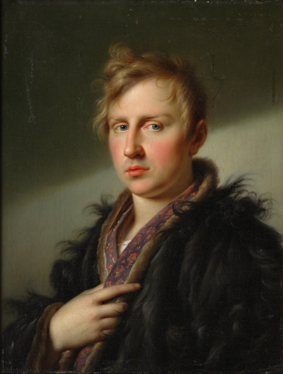 🖼Портрет российского командира эпохи наполеоновских войн, генерал-майора, князя Сергея Сергеевича Голицына кисти Дамона Ортолани Джованни-Баттиста.