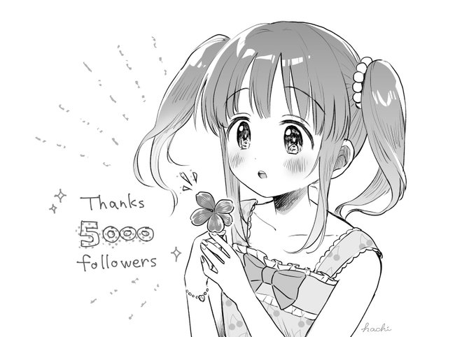ありがたいことにフォロワー5000人を超えました…!いつも見てくださって本当に本当にありがとうございます🍀✨ 