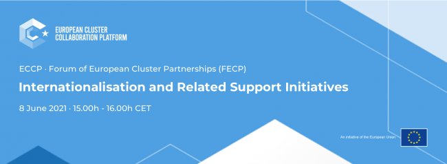 📣 #SMEs and #clusters join the #FECP webinar on #Internationalisation with key speaker Michele Dubbini from <a href="/ipSEAsia/">South-East Asia IP SME Helpdesk</a> and <a href="/IPRHelpdesk/">European IP Helpdesk</a>!

⏰8 June 2021, 3-4 PM CEST

Find out more &amp; apply by 4 June⤵️
clustercollaboration.eu/content/forum-…

#ECCP