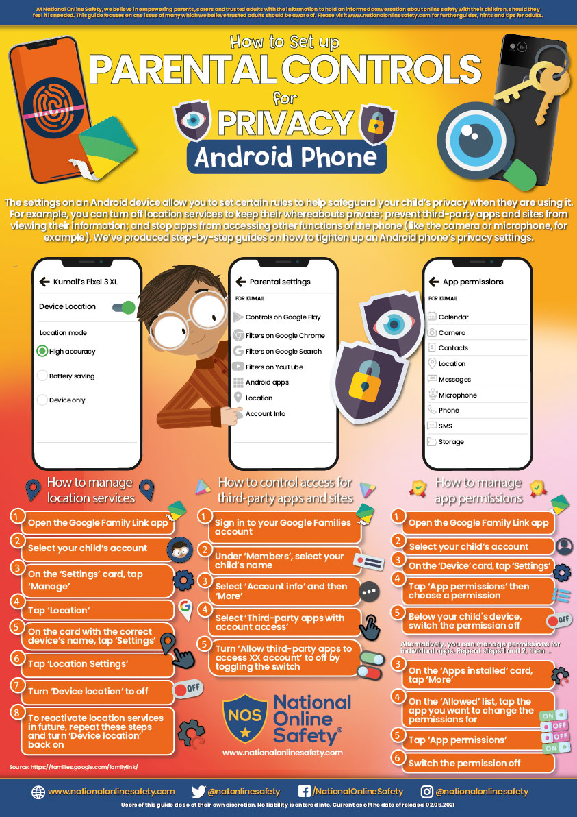 It's time to lock down your phones! 🔒 This #WakeUpWednesday, our guides show you how smartphones’ parental controls can help defend against one of the biggest #OnlineSafety risks – the threat to privacy! 🕵

Desktop: hubs.ly/H0PqZnt0
Download app: hubs.ly/H0PqYz-0