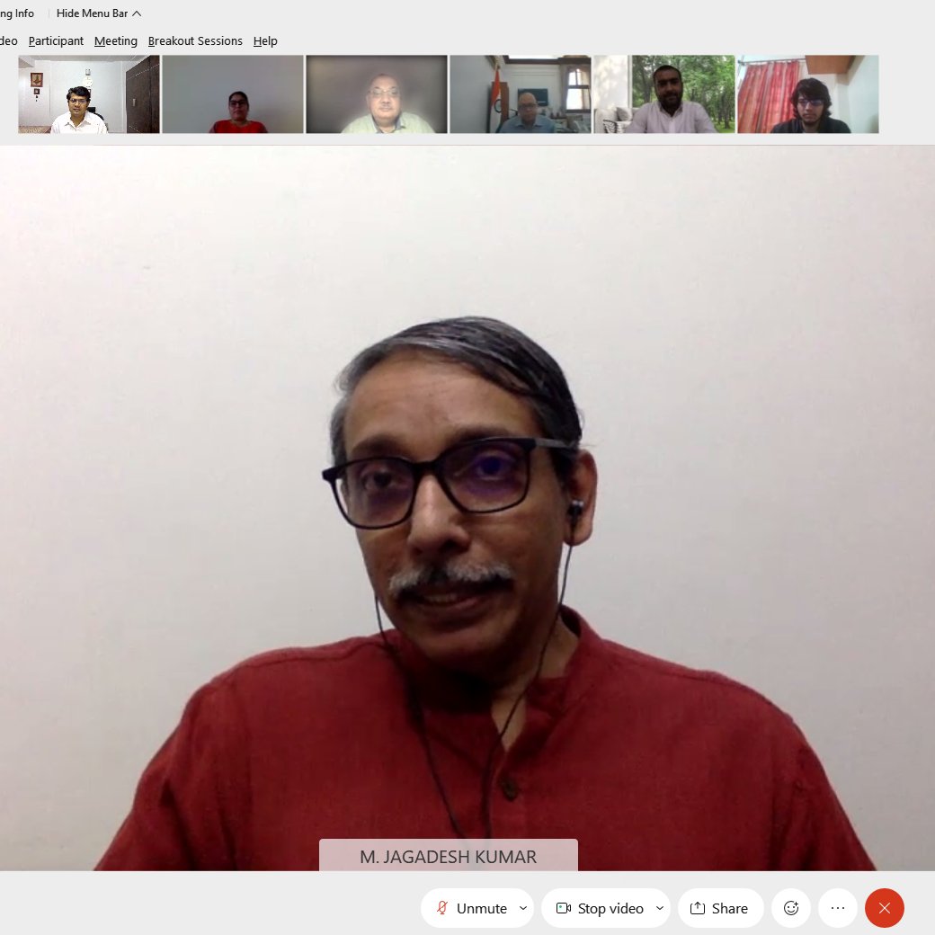 scnss_jnu's tweet image. We sincerely thank @drajaykumar_ias for his illuminating talk on 'Recent advances in India's National Security Apparatus'. We also like to thank Honb'l VC sir @mamidala90 for chairing the session, @ajaydubey sir for his constant support , and all the participants for attending.
