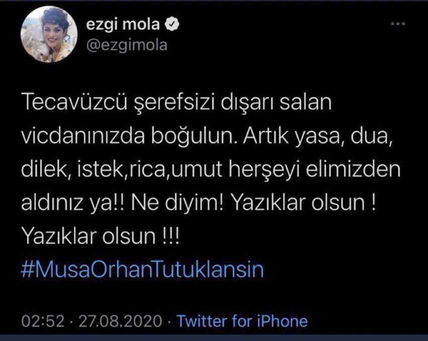 Engin_Ozturk's tweet photo. Tecavüzcü şerefsize tecavüzcü şerefsiz dedi diye mi? @ezgimola  #ezgimolanınyanındayız https://t.co/msAnQvSd6x