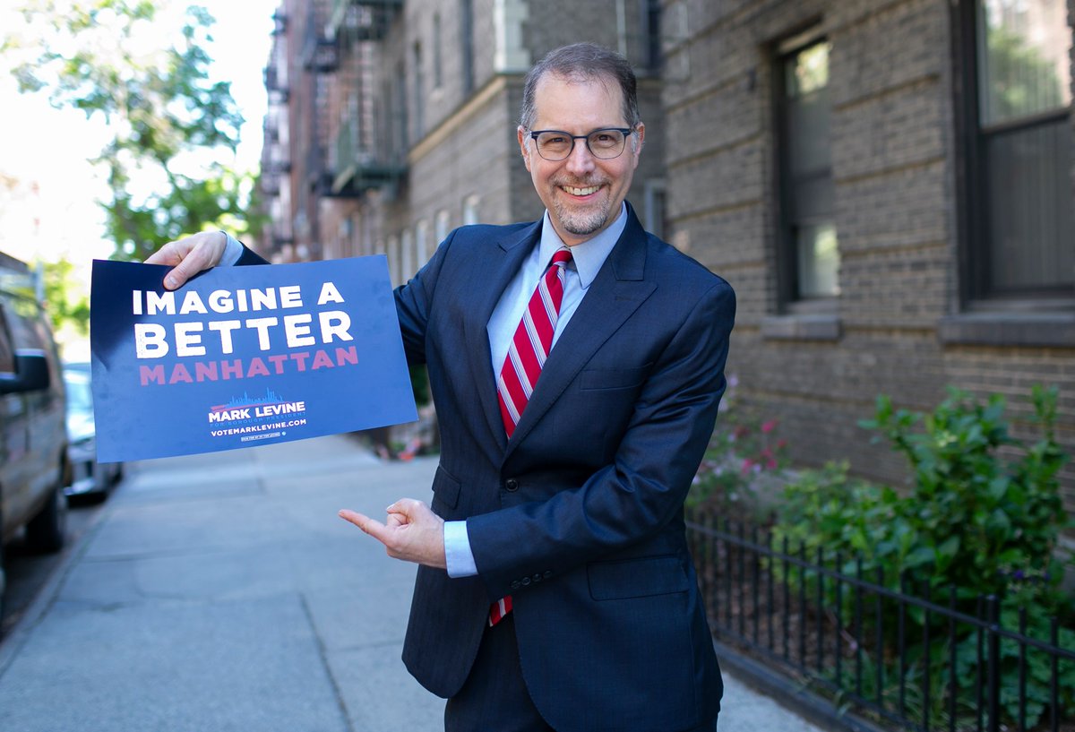 StreetsPAC's tweet photo. In Manhattan, we endorse @MarkLevineNYC for Borough President. Read more about Mark and his accomplishments and vision here: https://t.co/txVoeAlvOI https://t.co/d4IrNhKqRG