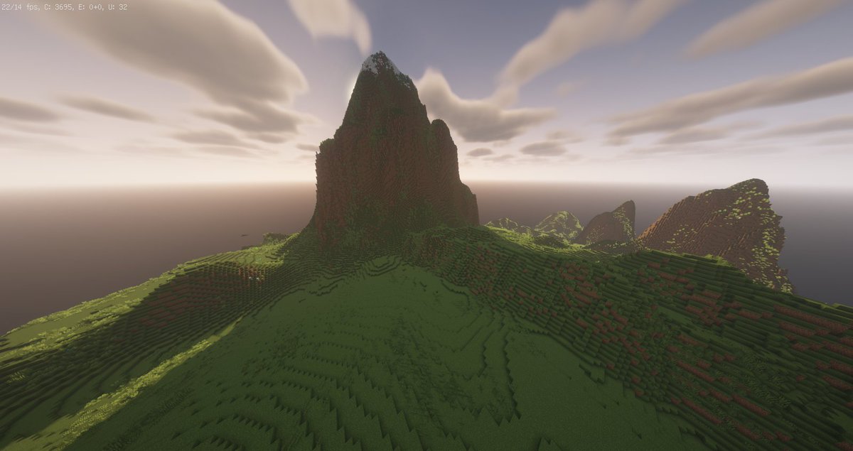Prophet368's tweet photo. Alcuni screen della mappa a cui sto lavorando!

#minecraft #minecraftbuilds #nature #adventure #3dmodel #3dart #fantasy #fantasyart #epic #terraforming #landscaping #landscapingdesign  #world #worldpainter #mountains https://t.co/SRwsjHRn7f