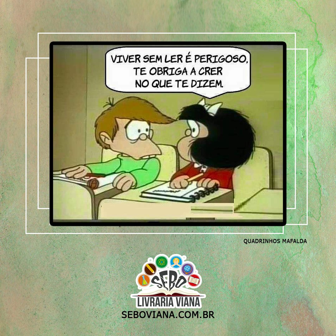 SeboViana's tweet photo. Confere pessoal? 📚♥

#quadrinhosmafalda #seboviana #leiamais https://t.co/q8hDYpvgay