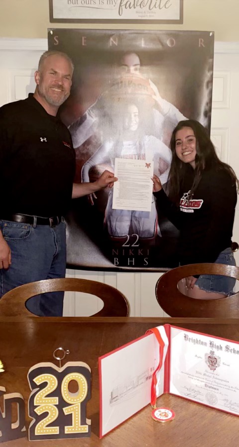 Tremendous opportunity for Nikki Antonopoulos fulfilling her dream. Blessed to continue her journey @ Arizona Christian University under the guidance of Coach Rogers &amp; Dr. Hansen.  
Proud of her accomplishments~Remain focused &amp; hungry!❤⛹️‍♀️🏀🔥

#nolooknikki #playmaker #firestorm