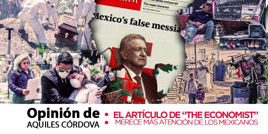 AquilesCordova's tweet image. Buenos días. Te invito a leer mi #Opinión semanal: El artículo de “The Economist” merece más atención de los mexicanos. &quot;@TheEconomist no puede ni quiere salvar a los mexicanos; pero su amenaza debe prevenirnos, debe ponernos en movimiento&quot; movimientoantorchista.org.mx