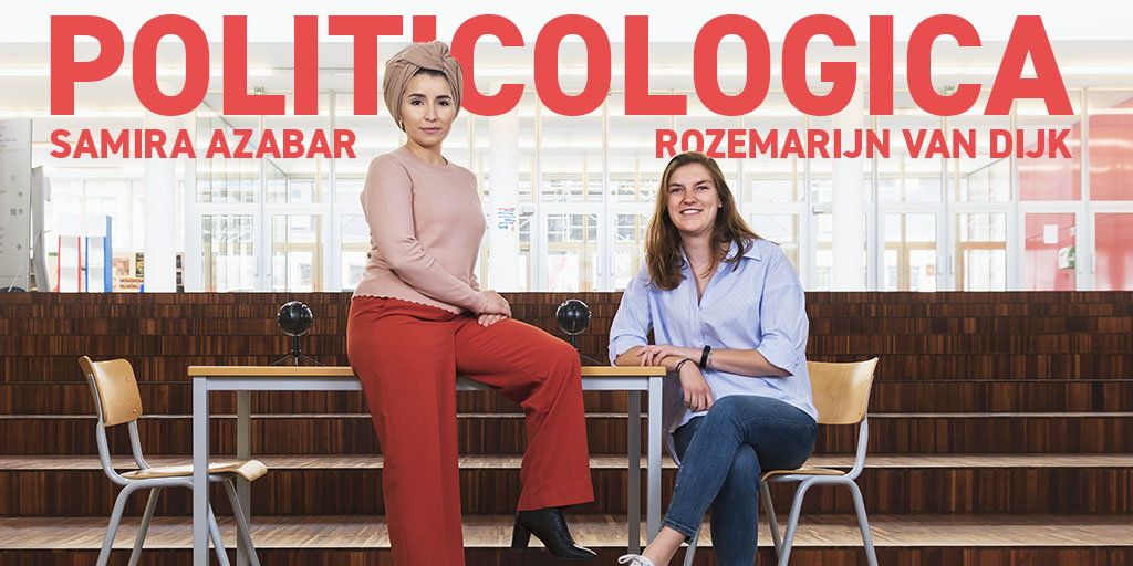 In de podcast Politicologica (uantwerpen.be/nl/overuantwer…) bespreken Samira en Rozemarijn, twee doctoraatsonderzoekers politieke wetenschappen, op een toegankelijke wijze met collega’s over hun onderzoek. Welk onderzoek doen zij en waarom is dat belangrijk? Luisteren maar!
