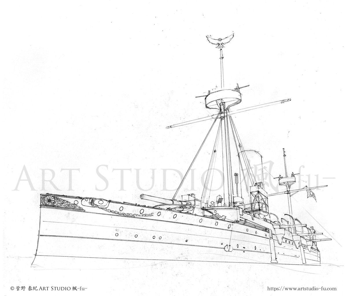 Good omen manifestation - Second class cruiser Takachiho 25