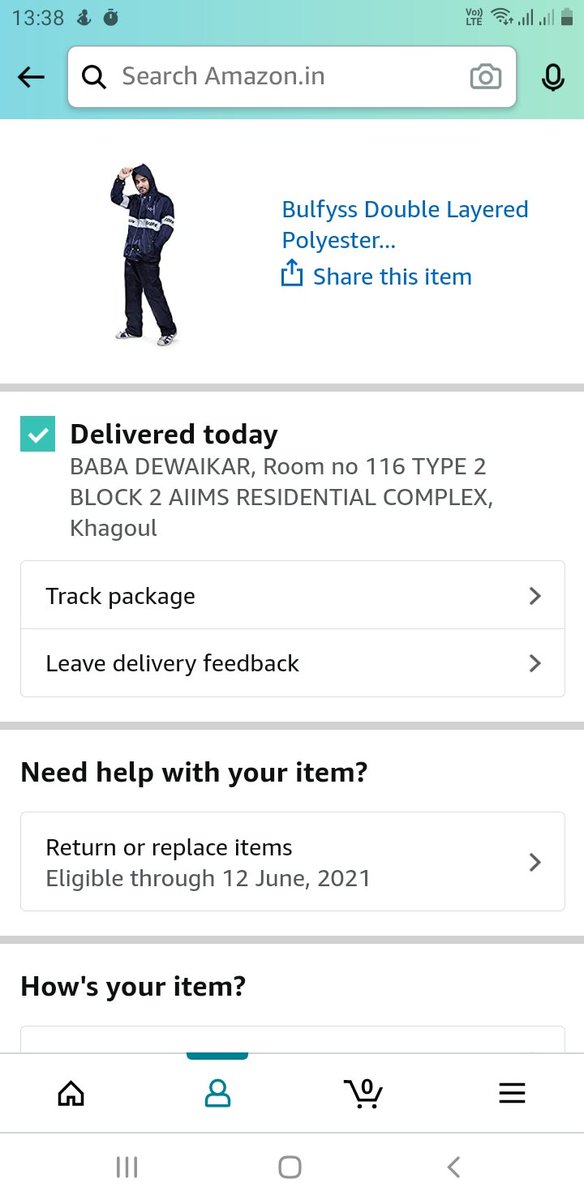 SDewaikar's tweet photo. @amazonIN Dear sir,

I purchased a Bulfyss double layered polyester raincoat through Amazon(Order # 403-8634930-7609933) and got reward coupon of Rs 999/- in the package. As per instructions in the leaflet I tried to scan the QR code of the leaflet but it is invalid. do needful https://t.co/XZg3T3zipE