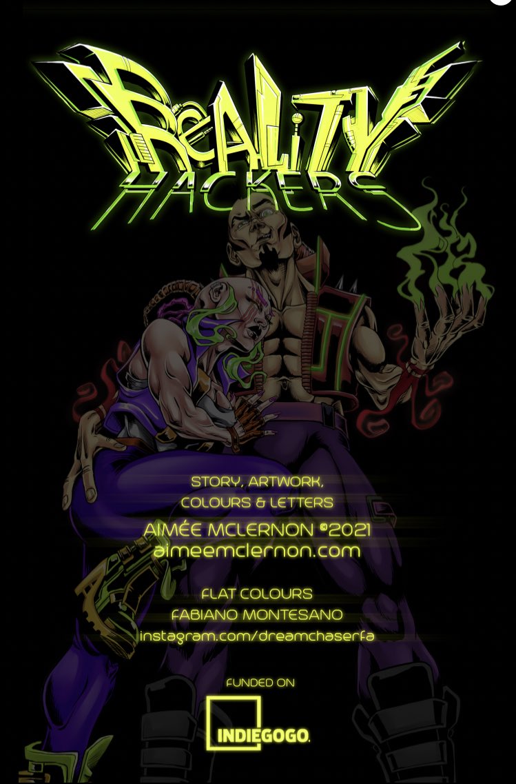 Dreamchaserfa's tweet photo. It was a pleasure working with @AimeeMcLernon on this 2nd Issue of Reality Hackers. Outcome is amazing whoop whoop 👍🏽🎉 #realityhackers https://t.co/pdypLeDdy2