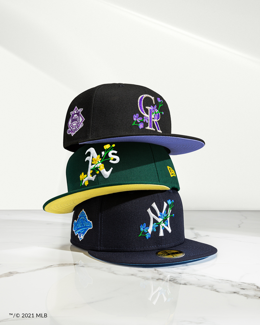 MLB SIDE PATCH BLOOM 59FIFTY HATS now available from @neweracap