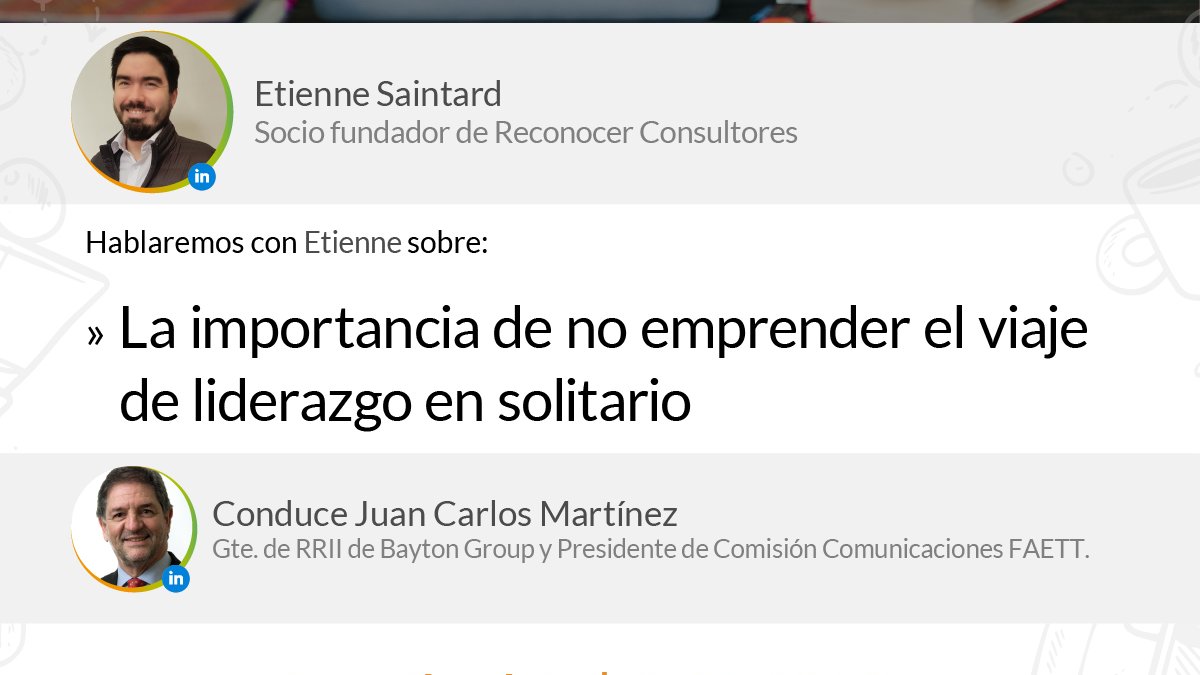 BaytonGroup's tweet photo. 🛎 Los invitamos al próximo #ConectandoLideresLive el próximo 9 de junio a las 15hs
Gracias @ekoradios por apoyarnos.
¡Sumate! 👇
https://t.co/9oGHznOxnS https://t.co/PfCDx69XY9