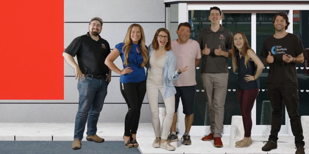 #greenscreen fun with our friends at <a href="/KimBMedia/">Kim Brattain</a>