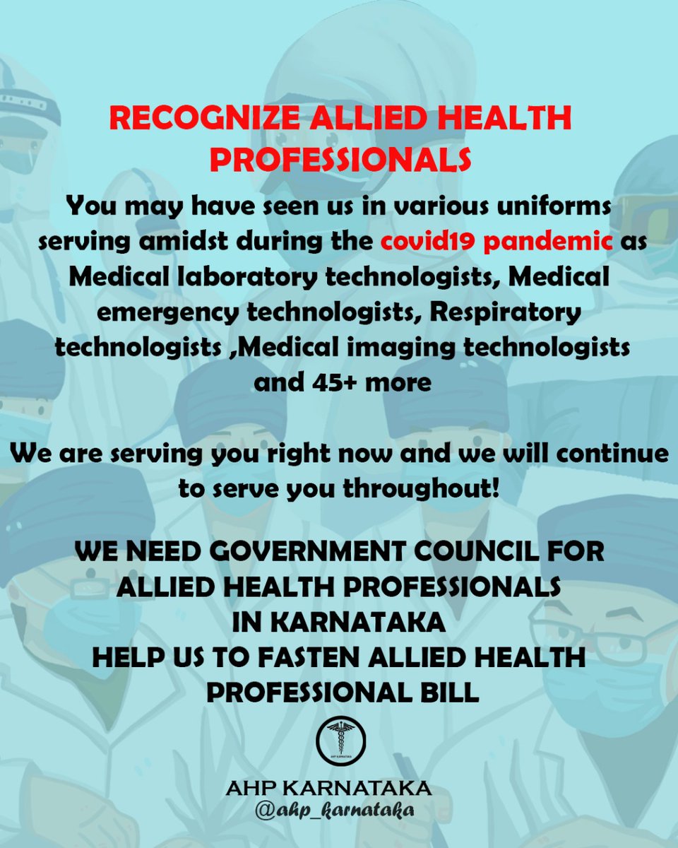 #recognizealliedhealthprofessionals 
#alliedhealthcommission 
<a href="/CMofKarnataka/">CM of Karnataka</a> <a href="/BSYBJP/">B.S.Yediyurappa</a> <a href="/siddaramaiah/">Siddaramaiah</a> <a href="/DKShivakumar/">DK Shivakumar</a> <a href="/mla_sudhakar/">Away promo code first order 2025</a> <a href="/drashwathcn/">Dr. C.N. Ashwath Narayan</a> <a href="/DrHVoffice/">DrHarshVardhanOffice</a>
