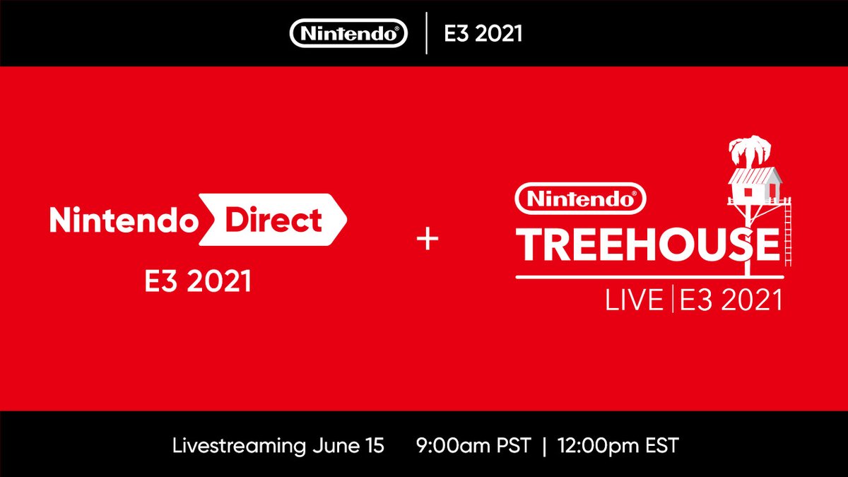Implement Aktiver hvid Nintendo of America on Twitter: "🗓 Nintendo at #E32021: 6/15, 9am PT! Tune  in for a #NintendoDirect with roughly 40 minutes of info focused  exclusively on #NintendoSwitch software, mostly releasing in 2021,