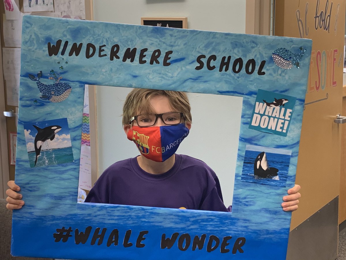 PrincipalJHill's tweet photo. We’ve got one amazing third grade whale wonder winner!!! This kid does the right thing to help keep all of us at Windermere safe and taken care of! Keep rising to the top!! 🐳💙 https://t.co/y2mrbnpFZr