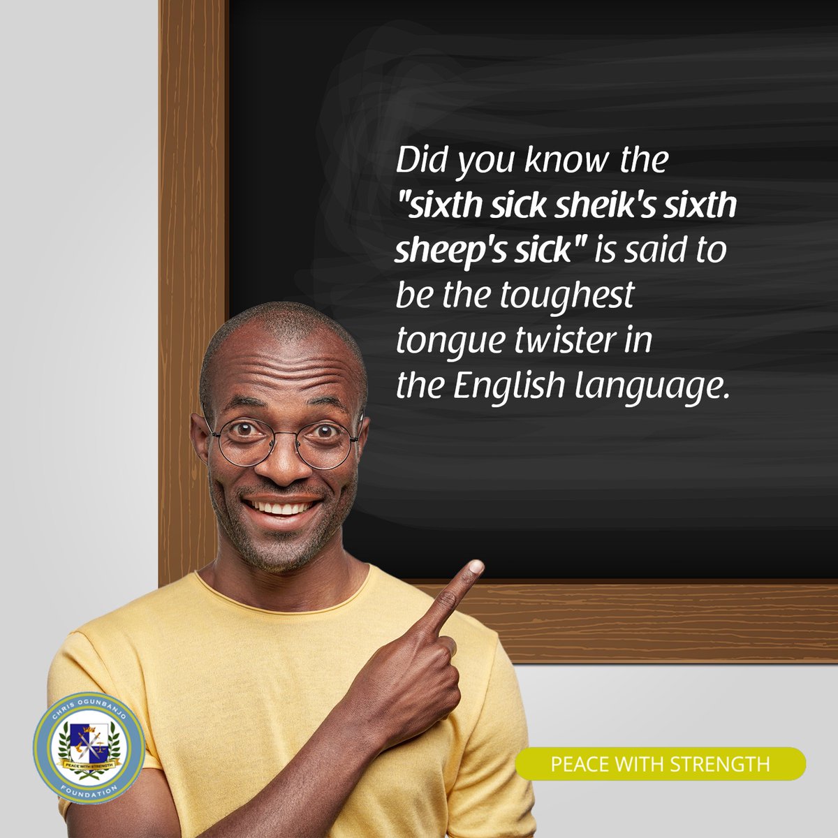 ChrisOgunbanjo's tweet photo. Let’s have some Wednesday fun.
Where are the tongue twisters here? 
Try this and let us know if this fact is true. https://t.co/AVThxX2TuO