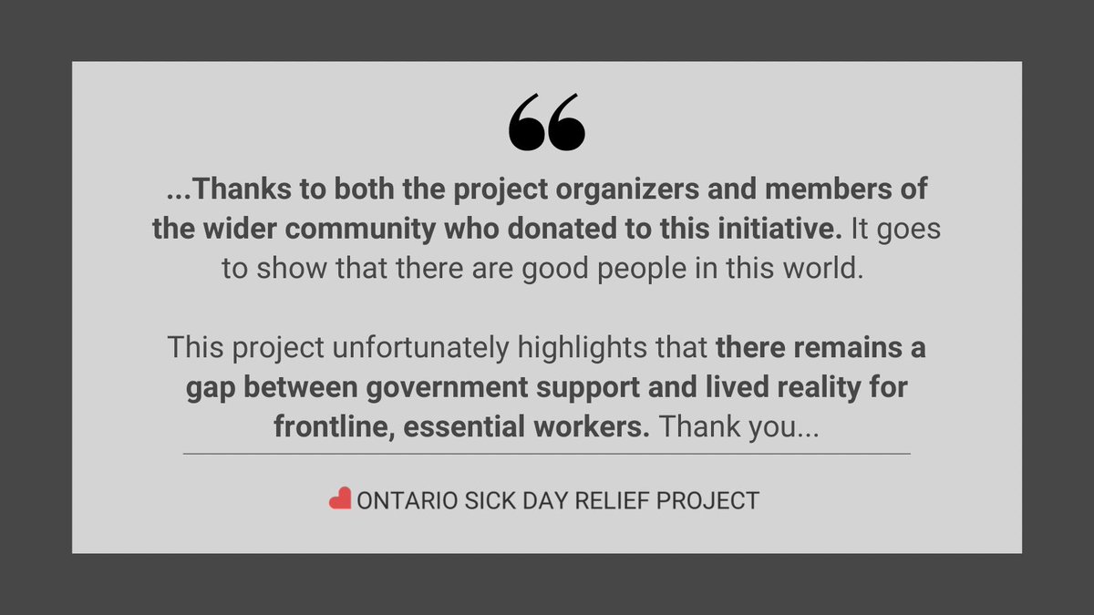 onsickdayrelief's tweet photo. Thank you for donating and sharing to help us support applicants. 

#PaidSickDays #COVID19 #PaidSickDaysSaveLives https://t.co/sOkdaqMJpw