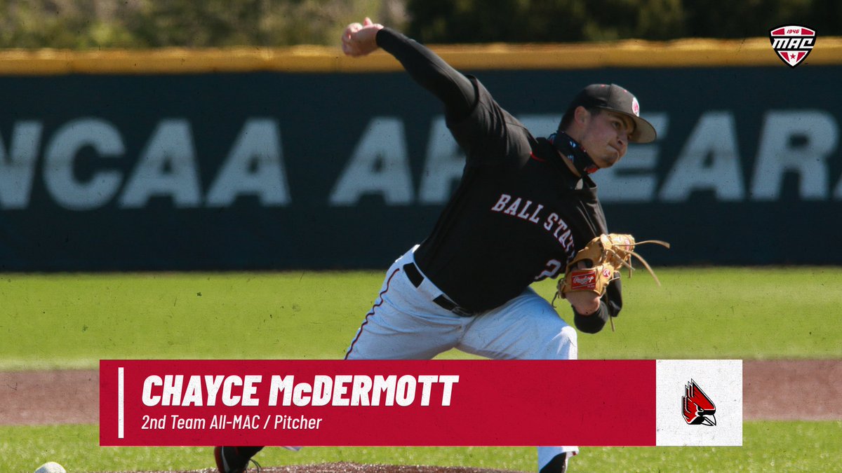 BallStateBB's tweet image. 5th in the nation in Ks. 15th in Ks per 9. 

. @Chayce_mcd99 voted all-conference!

🔴 bit.ly/3g0jaD6