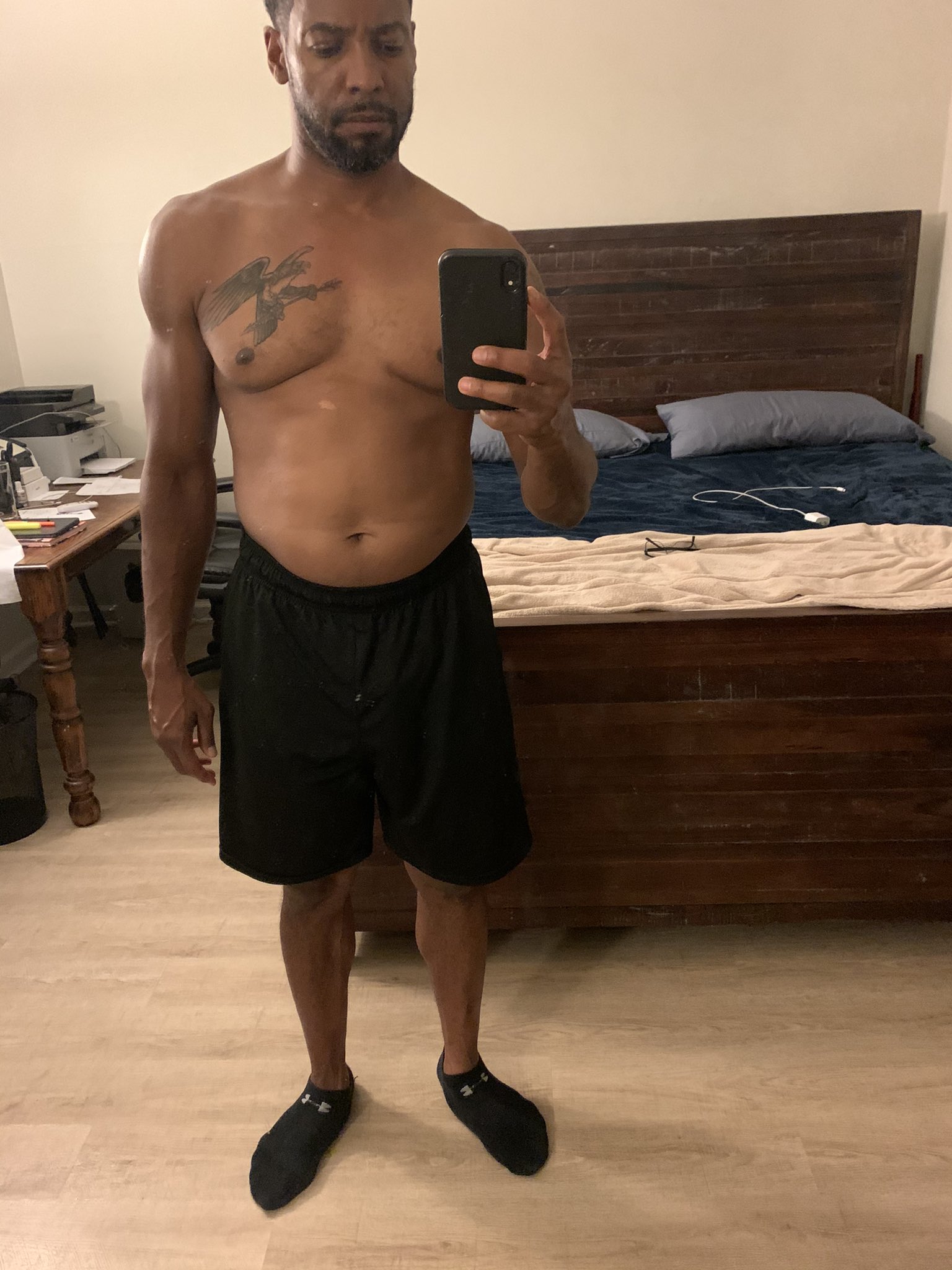 Anthony Montgomery on Twitter "Covid dadbod pic in the middle of the