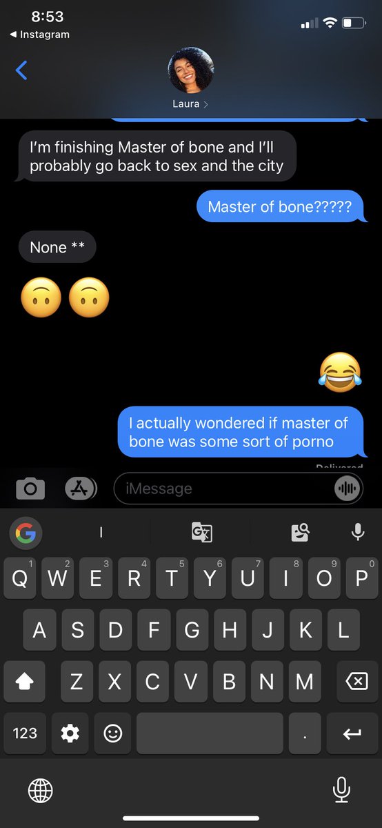 thisisemiknight's tweet photo. @azizansari when my friend accidentally called Master of None "Master of Bone" 😂 https://t.co/lTx0aE2VJO