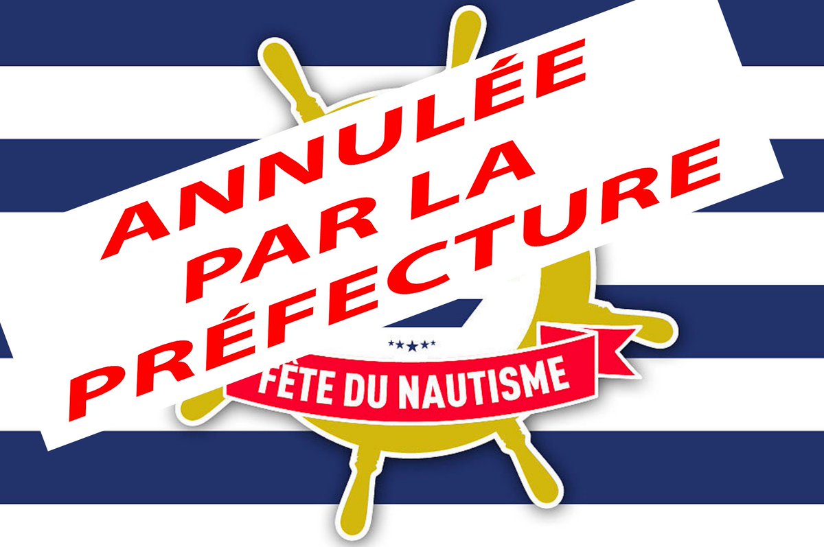 La #fetedunautisme est #annulee par la <a href="/prefetrhone/">Préfète de région Auvergne-Rhône-Alpes et du Rhône</a> , peut-être reportée, à suivre <a href="/FFAviron/">Fédération Française d'Aviron</a> #aviron #sportnautique #grandLarge <a href="/VilledeMeyzieu/">Ville de Meyzieu</a>