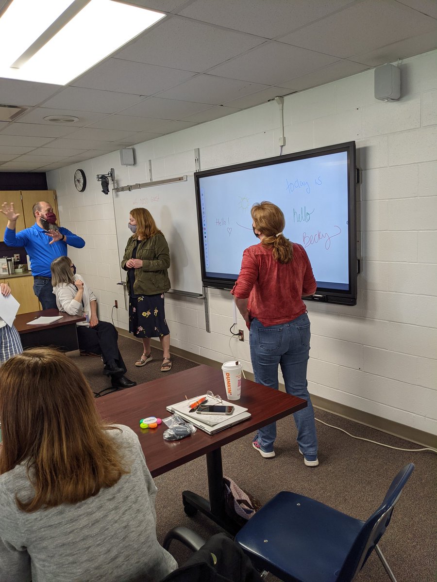 tech_letics's tweet image. @norwichcsd is excited to be hosting @NYSCATE and @Promethean today to have @BrianneAllen716 help teachers around the region enhance their classroom with ActivePanels. #BtEdTech #PLIC #gopurple