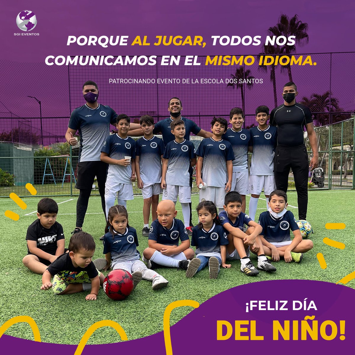 SGI_Eventos's tweet photo. Al igual que los idiomas, el deporte también nos une.⚽️ https://t.co/I6TSVZ1nAt