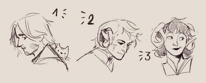 Someone also asked me my #criticalrole faves and my ass belongs to these three: 