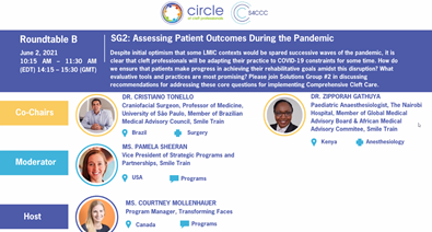 PWsmiletrain's tweet photo. So proud to share @SmileTrain experiences & moderate a productive discussion of solutions for assessing patient outcomes of comprehensive cleft care #s4ccc with the @CleftCircle https://t.co/29aX9sZ0Nv