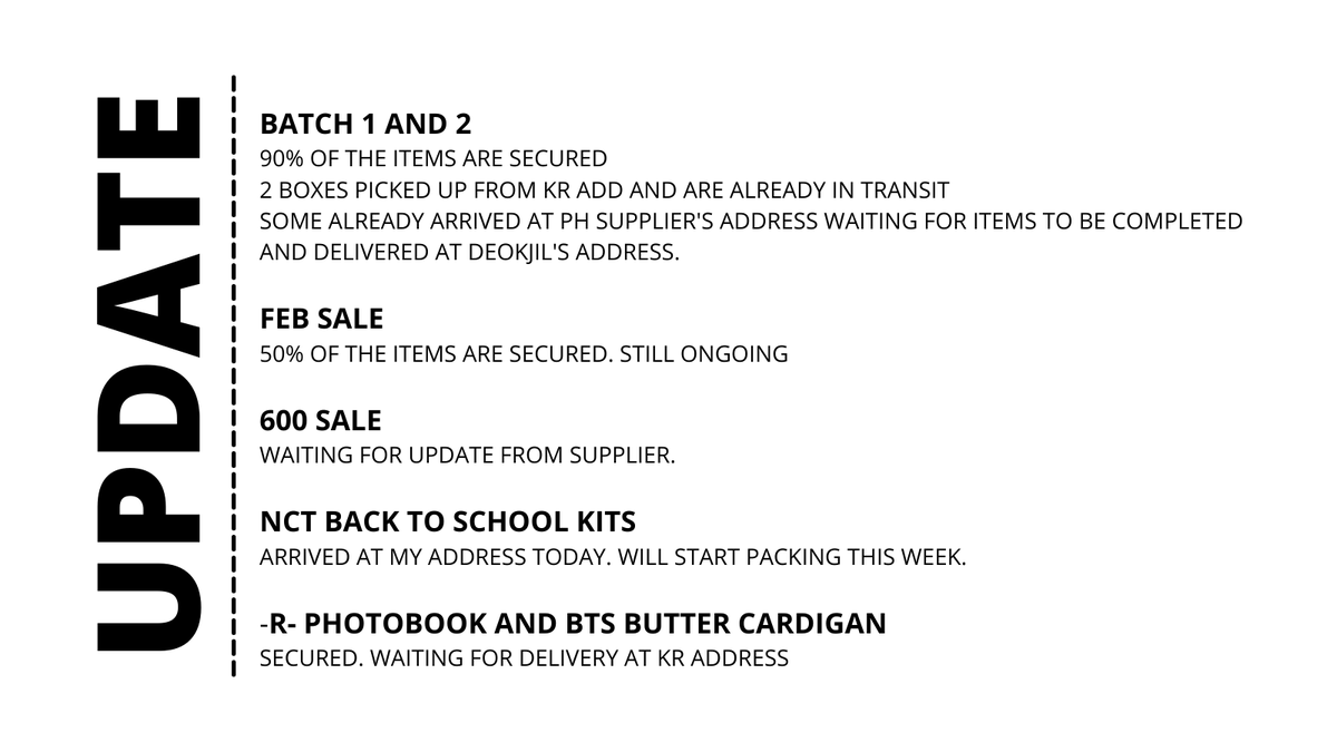 ujushopph_'s tweet photo. [UPDATE] #UjuShopPHUpdates

🔴BATCH UPDATES
🔴MASTERLIST UPDATED: https://t.co/TLdEqIIM8X https://t.co/OWyXj0vwEN