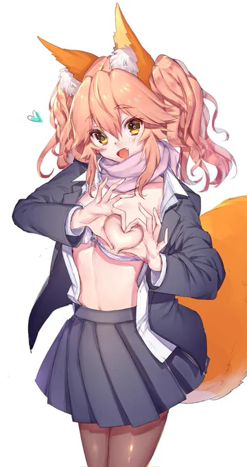 【Fate】JK玉藻ちゃん
🥧💕
#Fate 
#玉藻の前 