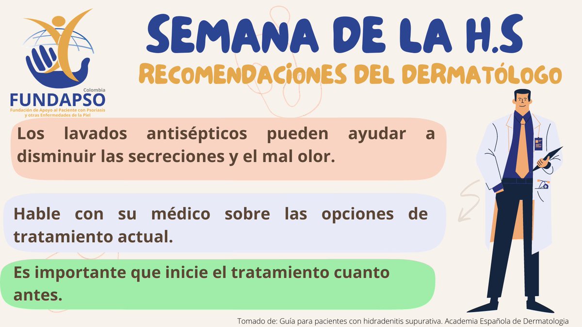 FUNDAPSO's tweet image. En la semana de la Hidradenitis Superativa #HSWeek, con FUNDAPSO aprenderás sobre esta enfermedad: 
#EnLaPielDelOtro #HSHope