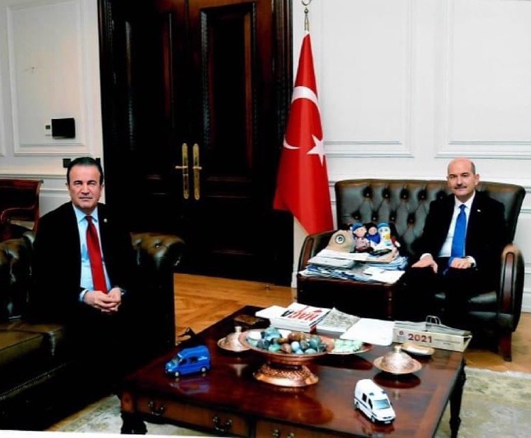 Turizm Esnafımızın işyerlerinin kapanma saatleriyle ilgili taleplerini İçişleri Bakanımız Sayın Süleyman Soylu’ya ileten Milletvekilimiz ve MYK Üyemiz Sayın Abdurrahman Başkan’a #Alanya’mız adına şükranlarımı sunuyorum... <a href="/suleymansoylu/">Süleyman Soylu</a> <a href="/abdurrahmanbask/">Abdurrahman Başkan 🇹🇷</a>