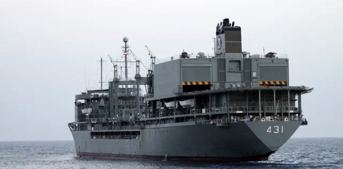 TransmarShip's tweet image. The largest ship in the Iranian navy caught fire and later sank Wednesday in the Gulf of Oman.
Unpredictable times = higher freights