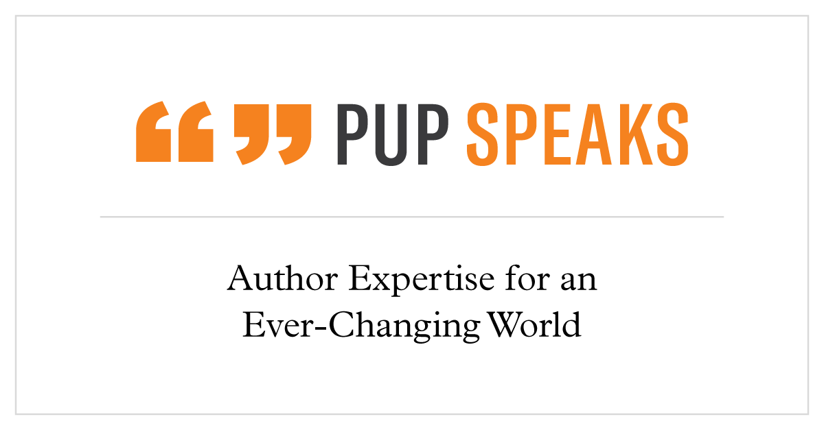 PrincetonUPress's tweet photo. News alert! We’re incredibly excited to announce the launch PUP Speaks, an in house speaker’s agency at Princeton University Press. Read more: https://t.co/ufrlVdMIgW #PrincetonUPress #PUPSpeaks @aupresses https://t.co/gu4kO2tIY9