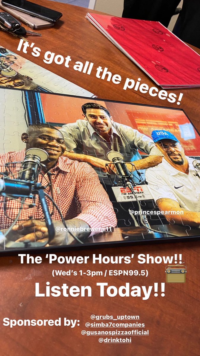 PowerHour995's tweet image. Listen Today!! The ‘Power Hours’ Show

Hosted by: @APReal_Estate, @RonnieBrewerJr @PrinceSpearmon 

Sponsored by: @simba7media, @drinktohi, @grubs_dickson &amp;amp; @GusanosFay