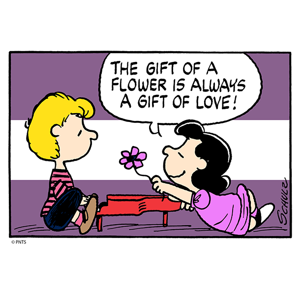 Snoopy's tweet image. Show someone you care 💕