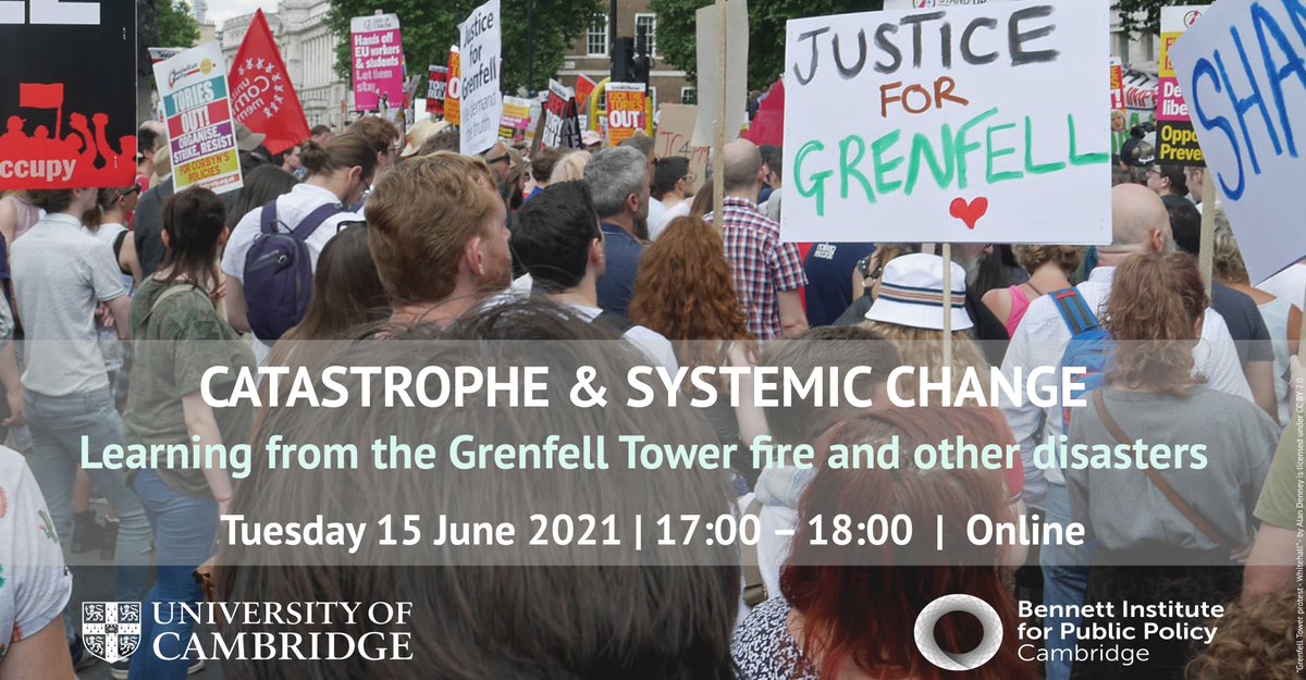 BennettInst's tweet photo. Hear @gillkernick, @jillongovt &amp; @DianeCoyle1859 discuss why it's so hard to implement policy lessons from past catastrophes (Eg #Grenfell Tower), what it would take to enable real systemic change to prevent future ones, &amp; who needs to listen &amp; learn.
https://t.co/y0CNhSyOsu https://t.co/WHHj02PBLS