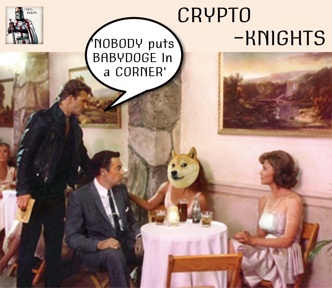CryptoKNIGHTS7's tweet photo. @babydoge has gone crazy 10 x already this little pooch could 100x easily 🤑 #earlygem #altcoin #Dogecoin #BabyDoge #bitcoin #BSCGem #Binance #100xCoin #SAFEMOONARMY #FEGLIFE #Bonfire #SHIBARMY @CryptoKNIGHTS7 https://t.co/ml3rxrkMLX
